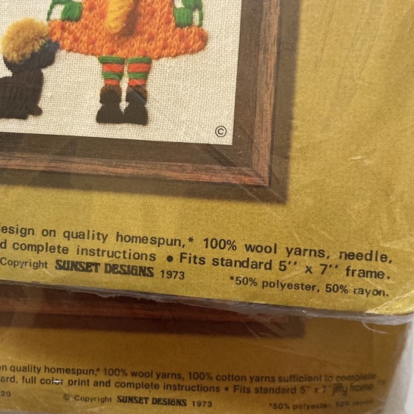 ⛄️🔴$5 Vintage Kiffy stitchery kits 3 UNOPENED 1973 talkin’ Sewin’ prayin’ - Picture 7 of 12